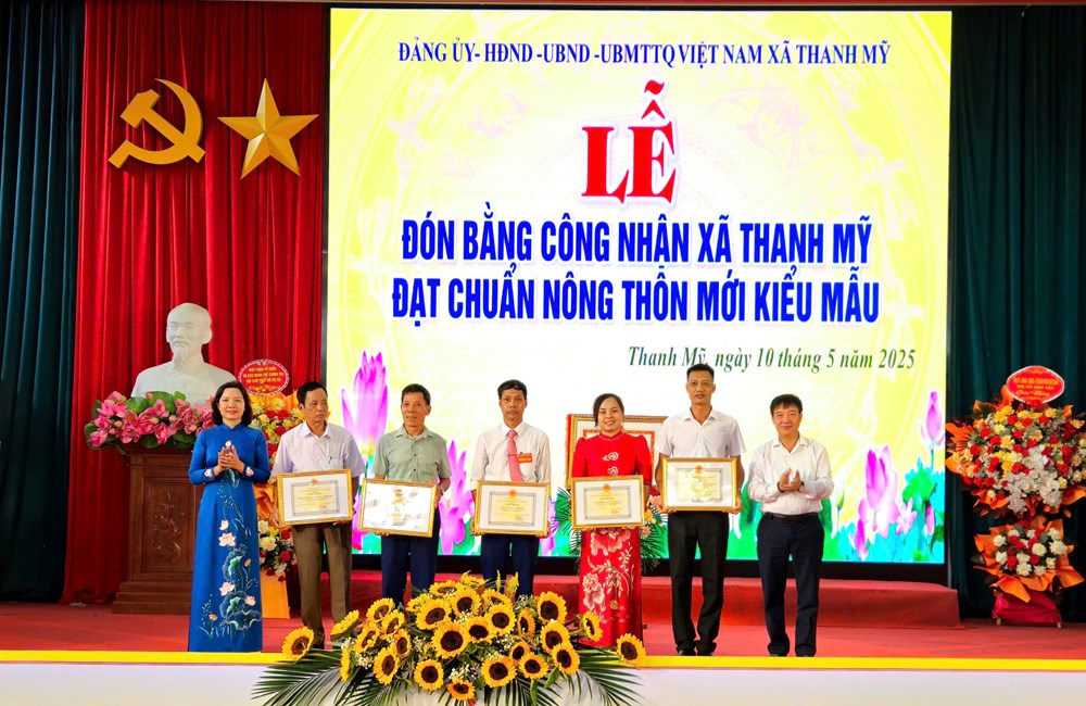 Thị xã Sơn Tây có xã thứ 2 đạt chuẩn nông thôn mới kiểu mẫu - ảnh 3