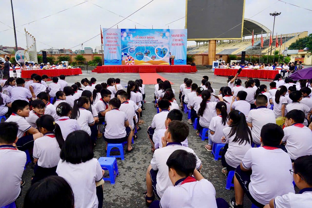 Hà Nội: Phát động toàn dân tập bơi, phòng, chống đuối nước - ảnh 1