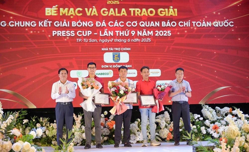 Đội bóng Trung tâm Phát thanh – Truyền hình Quân đội giành chức vô địch Press Cup 2025 - ảnh 8