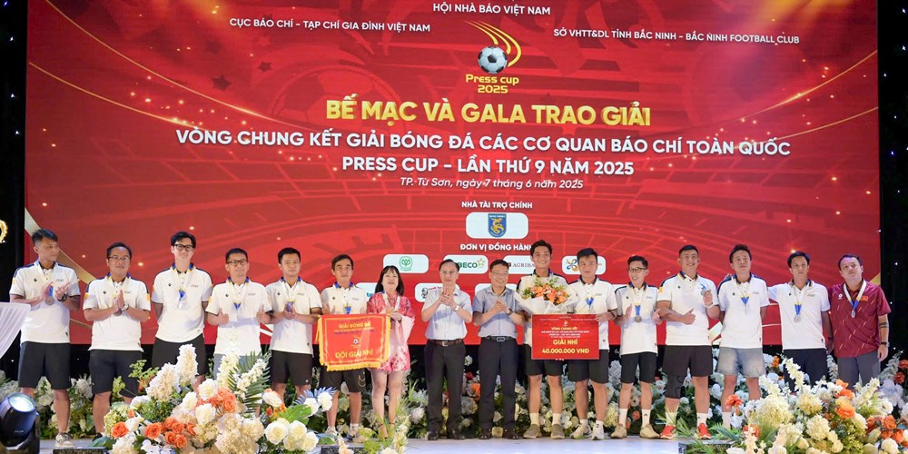 Đội bóng Trung tâm Phát thanh – Truyền hình Quân đội giành chức vô địch Press Cup 2025 - ảnh 6