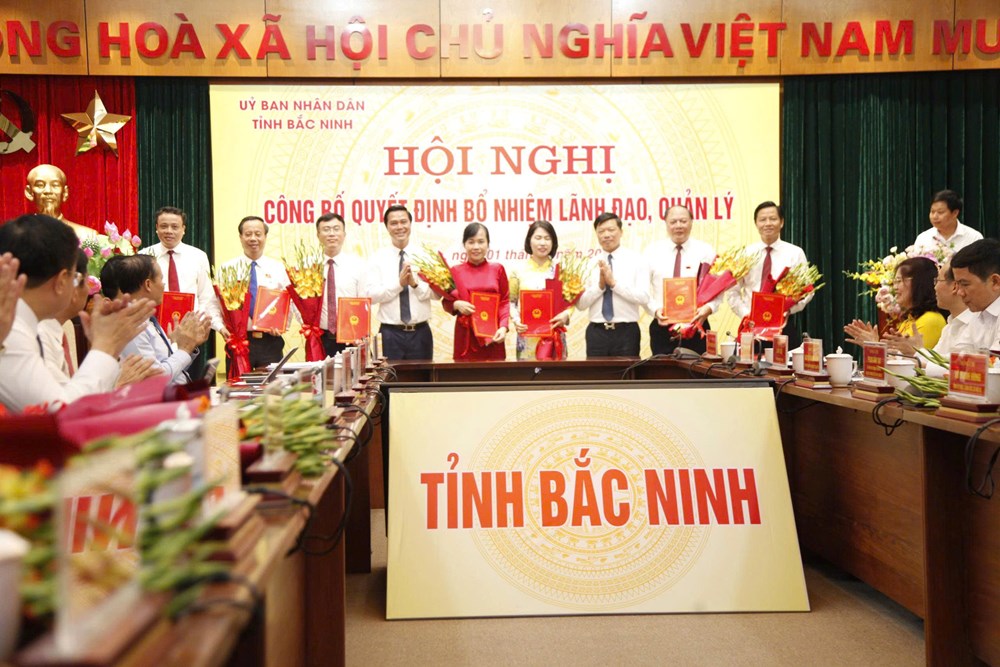Trao Quyết định bổ nhiệm lãnh đạo Sở VHTTDL tỉnh Bắc Ninh - ảnh 1