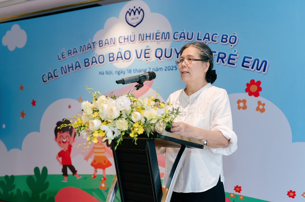Ra mắt Ban Chủ nhiệm Câu lạc bộ Các nhà báo bảo vệ quyền trẻ em - ảnh 1