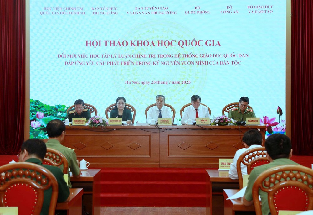 Đổi mới việc học tập lý luận chính trị trong hệ thống giáo dục quốc dân trong kỷ nguyên vươn mình - ảnh 1