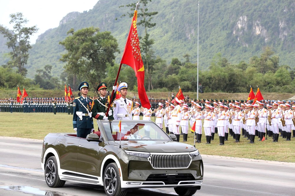 Hơn 16.000 cán bộ, chiến sĩ và nhiều vũ khí hiện đại tổng hợp luyện diễu binh, diễu hành lần thứ hai - ảnh 15