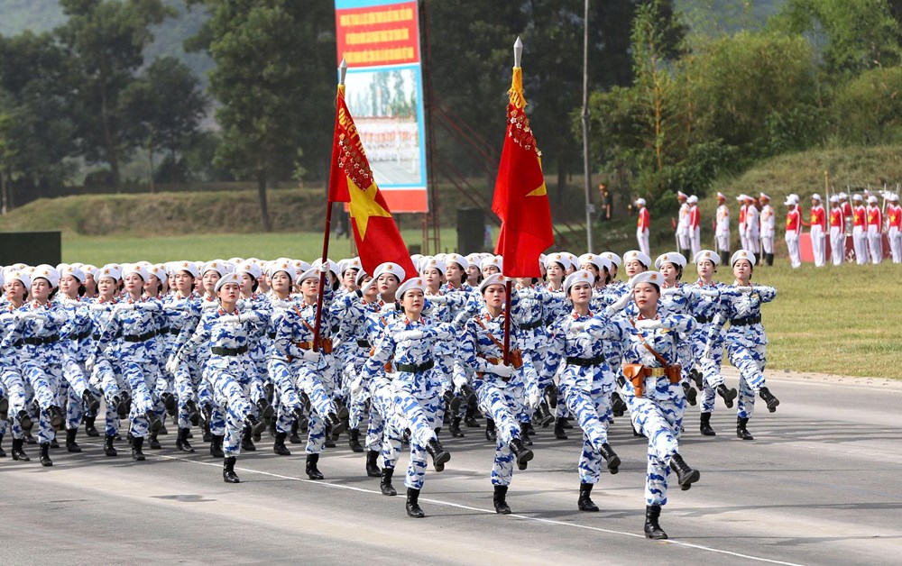 Hơn 16.000 cán bộ, chiến sĩ và nhiều vũ khí hiện đại tổng hợp luyện diễu binh, diễu hành lần thứ hai - ảnh 9