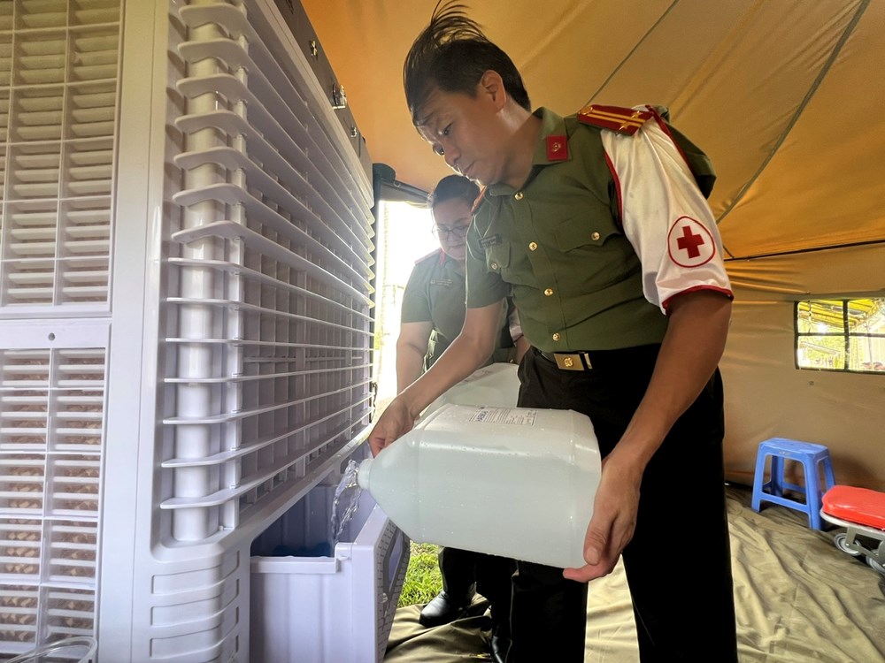 Trước giờ tổng hợp luyện lần 2 chuẩn bị cho Lễ diễu binh, diễu hành Kỷ niệm 80 năm Quốc khánh 2.9 - ảnh 9