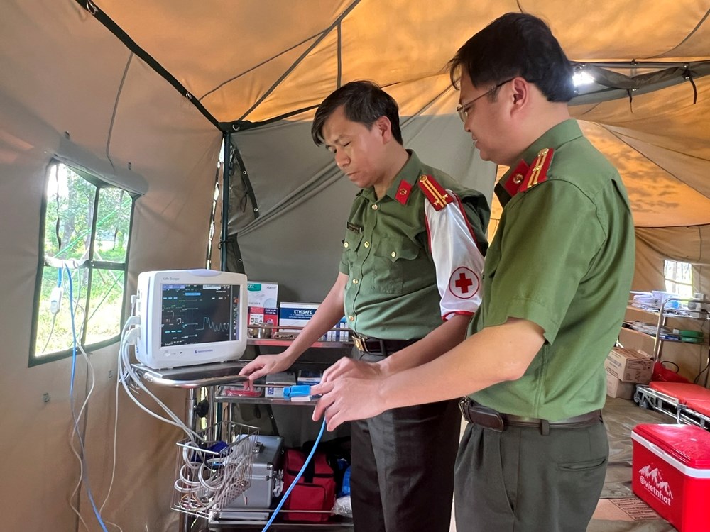 Trước giờ tổng hợp luyện lần 2 chuẩn bị cho Lễ diễu binh, diễu hành Kỷ niệm 80 năm Quốc khánh 2.9 - ảnh 11