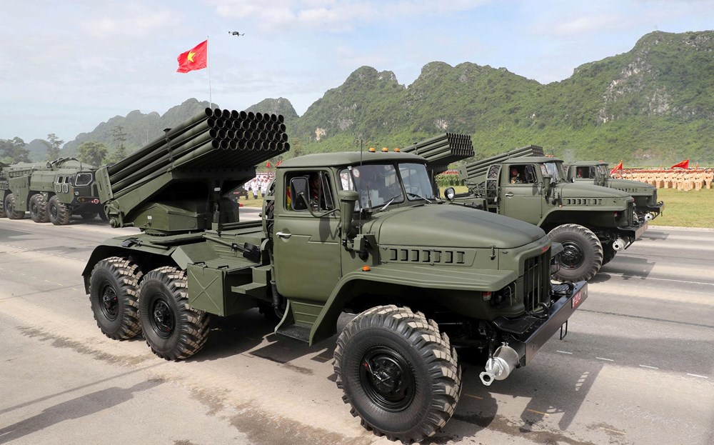 Ấn tượng Khối xe, pháo và Khối xe đặc chủng tại buổi tổng hợp luyện diễu binh, diễu hành lần 2 - ảnh 9