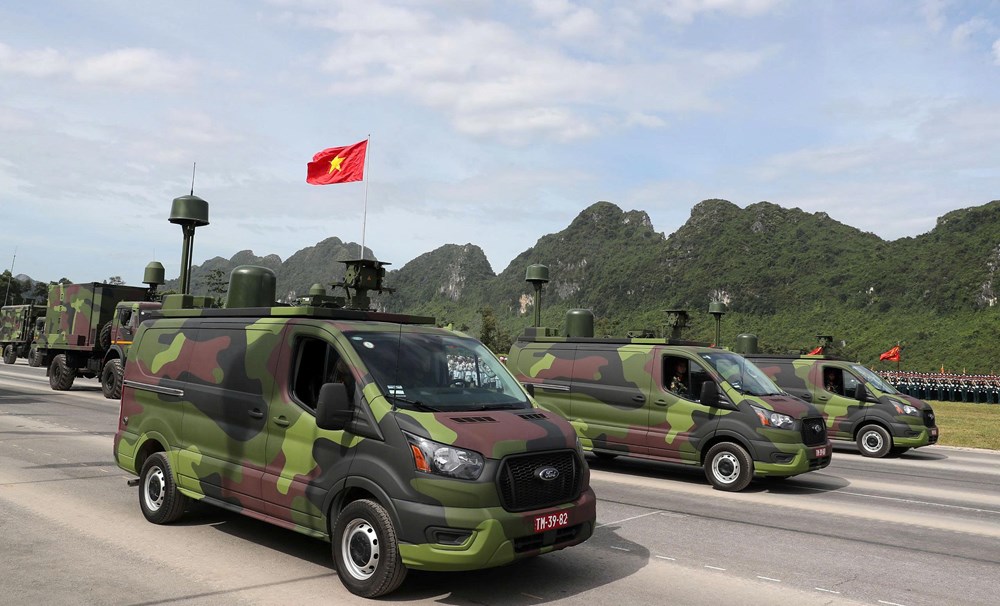 Ấn tượng Khối xe, pháo và Khối xe đặc chủng tại buổi tổng hợp luyện diễu binh, diễu hành lần 2 - ảnh 4