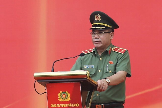 Hoành tráng màn biểu diễn của Công an TP tại “Ngày hội vì Thủ đô bình yên” - ảnh 2