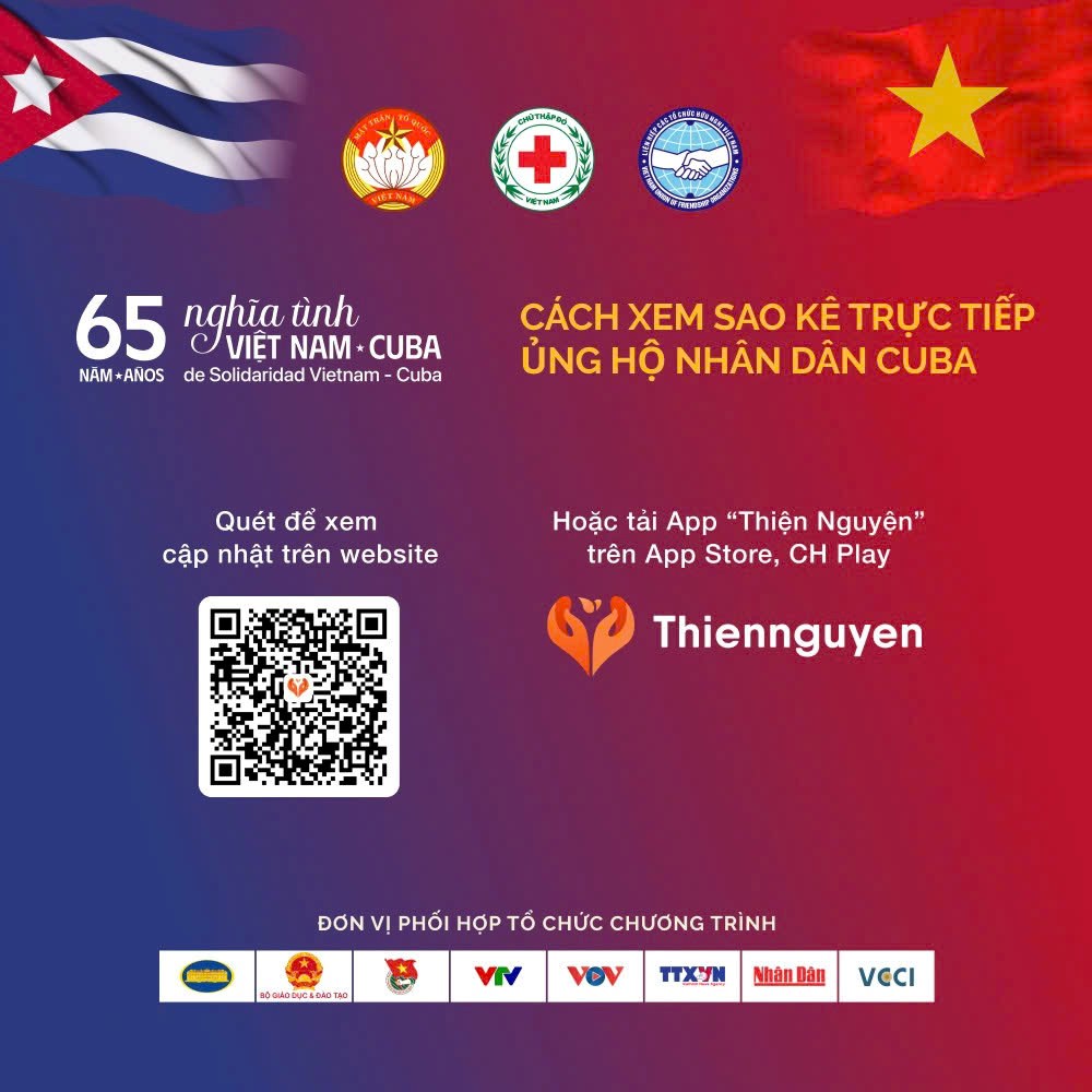 Cán mốc 65 tỉ đồng ủng hộ nhân dân Cuba chỉ sau 30 giờ phát động - ảnh 1