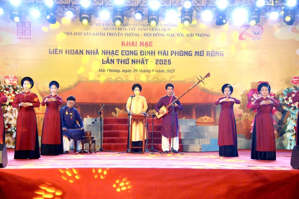 Hải Phòng: Khai mạc Liên hoan Nhã nhạc Cung đình mở rộng lần thứ I – 2025 - ảnh 4