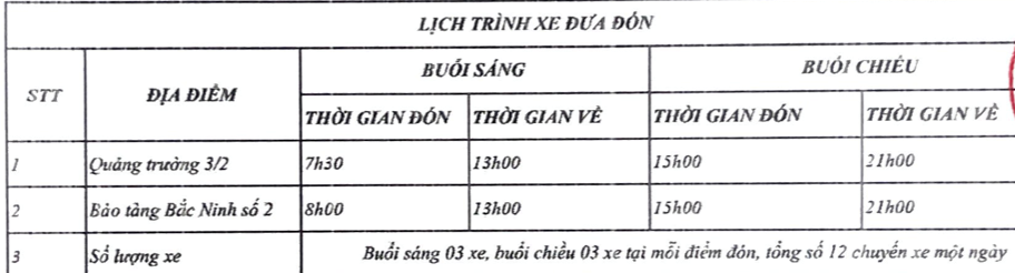 Bắc Ninh đưa đón người dân miễn phí đến Triển lãm Thành Tựu đất nước - ảnh 2