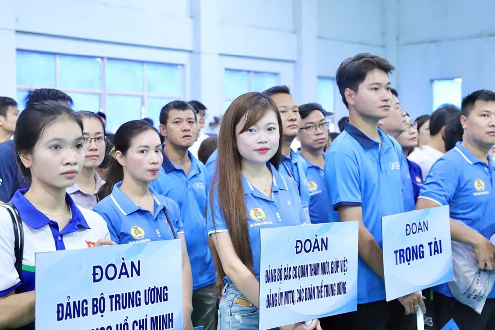 Lần đầu tiên tổ chức Hội thao chào mừng Đại hội đại biểu Đảng bộ MTTQ, các đoàn thể Trung ương - ảnh 2