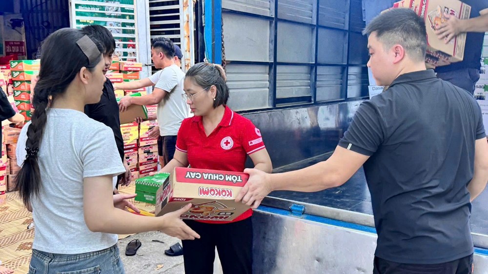Hội Chữ thập đỏ Việt Nam cứu trợ khẩn cấp 10 tỉnh bị ảnh hưởng bởi bão số 10 và 11 - ảnh 3
