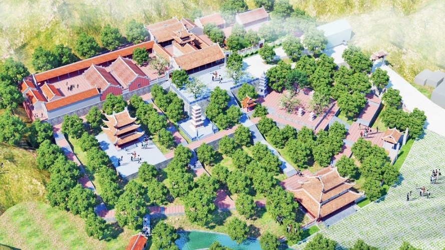 Bắc Ninh: Trùng tu, tôn tạo di tích lịch sử quốc gia chùa Hàm Long - ảnh 3