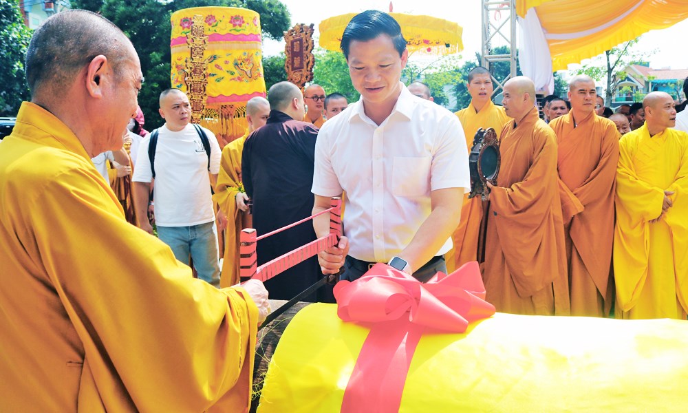 Bắc Ninh: Trùng tu, tôn tạo di tích lịch sử quốc gia chùa Hàm Long - ảnh 1