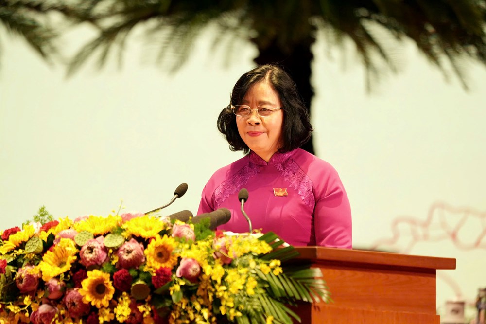 Khai mạc Đại hội đại biểu Đảng bộ Thành phố Hà Nội lần thứ XVIII - ảnh 5