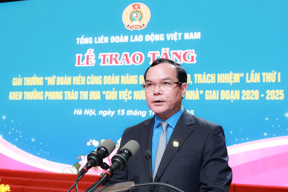 Lần đầu tiên trao Giải thưởng “Nữ đoàn viên Công đoàn Năng động, Sáng tạo, Trách nhiệm” - ảnh 5