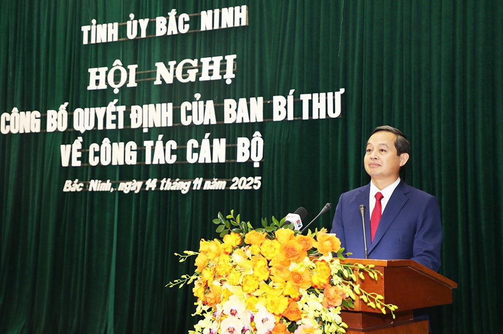 Chủ tịch UBND tỉnh Thái Nguyên được điều động, giữ chức Phó Bí thư Tỉnh ủy Bắc Ninh - ảnh 2