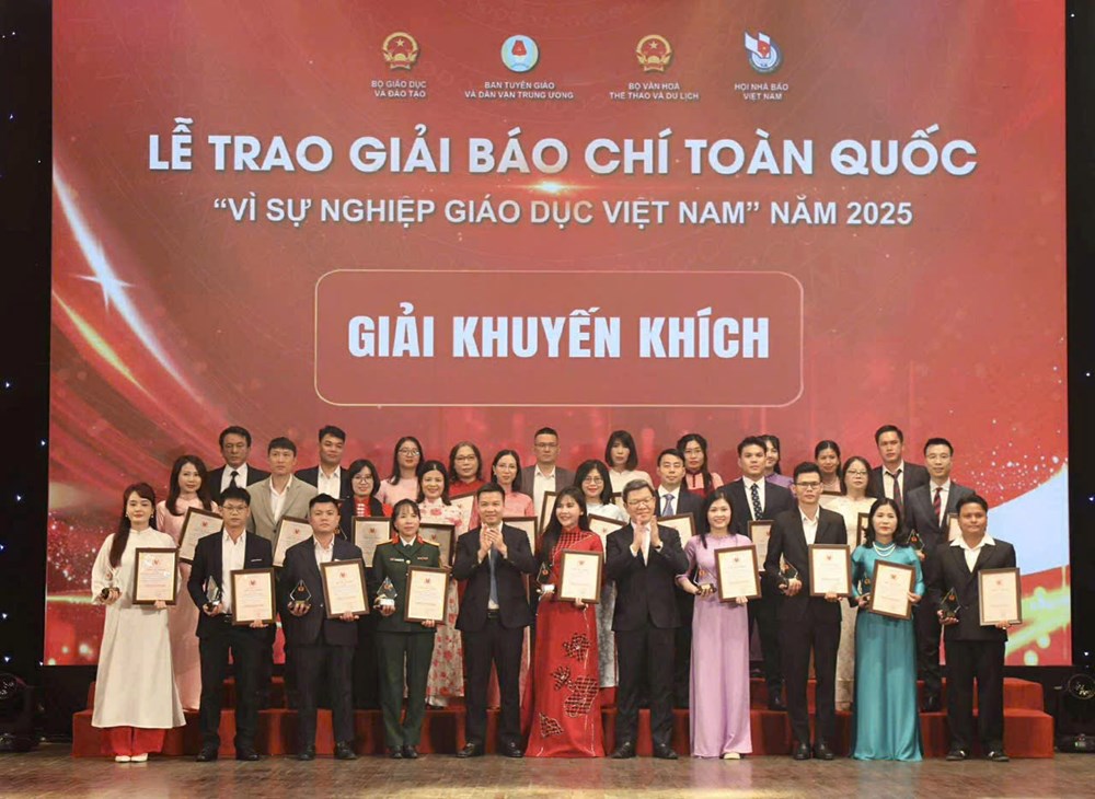 Trao Giải báo chí toàn quốc “Vì sự nghiệp Giáo dục Việt Nam” năm 2025 - ảnh 5