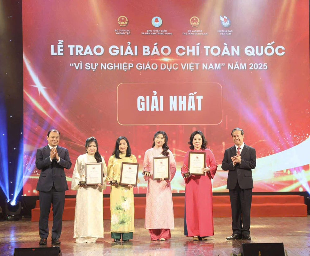 Trao Giải báo chí toàn quốc “Vì sự nghiệp Giáo dục Việt Nam” năm 2025 - ảnh 3
