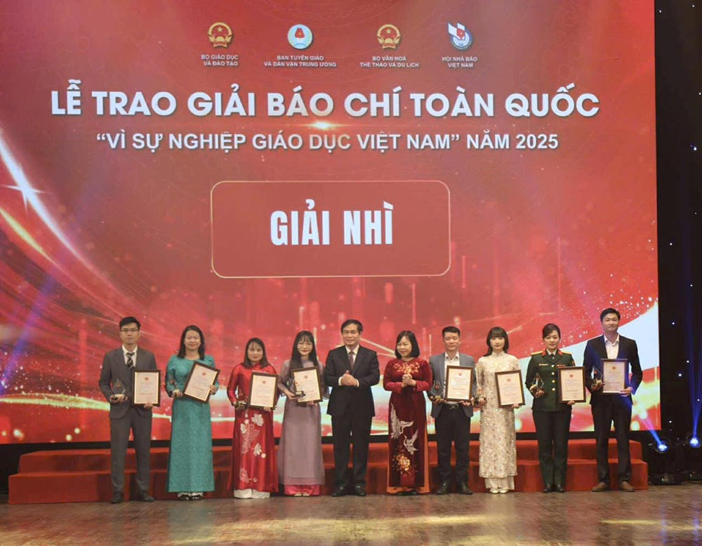 Trao Giải báo chí toàn quốc “Vì sự nghiệp Giáo dục Việt Nam” năm 2025 - ảnh 4