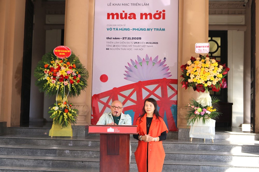 “Mùa Mới” - Sự trở lại của vợ chồng họa sĩ Võ Tá Hùng - Phùng Mỵ Trâm sau 3 thập kỷ - ảnh 1