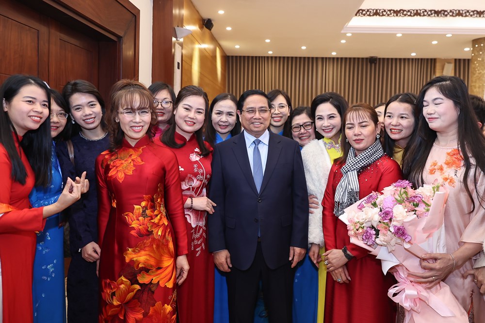 Thủ tướng Chính phủ Phạm Minh Chính dự Hội nghị Hỗ trợ phụ nữ khởi nghiệp - ảnh 5