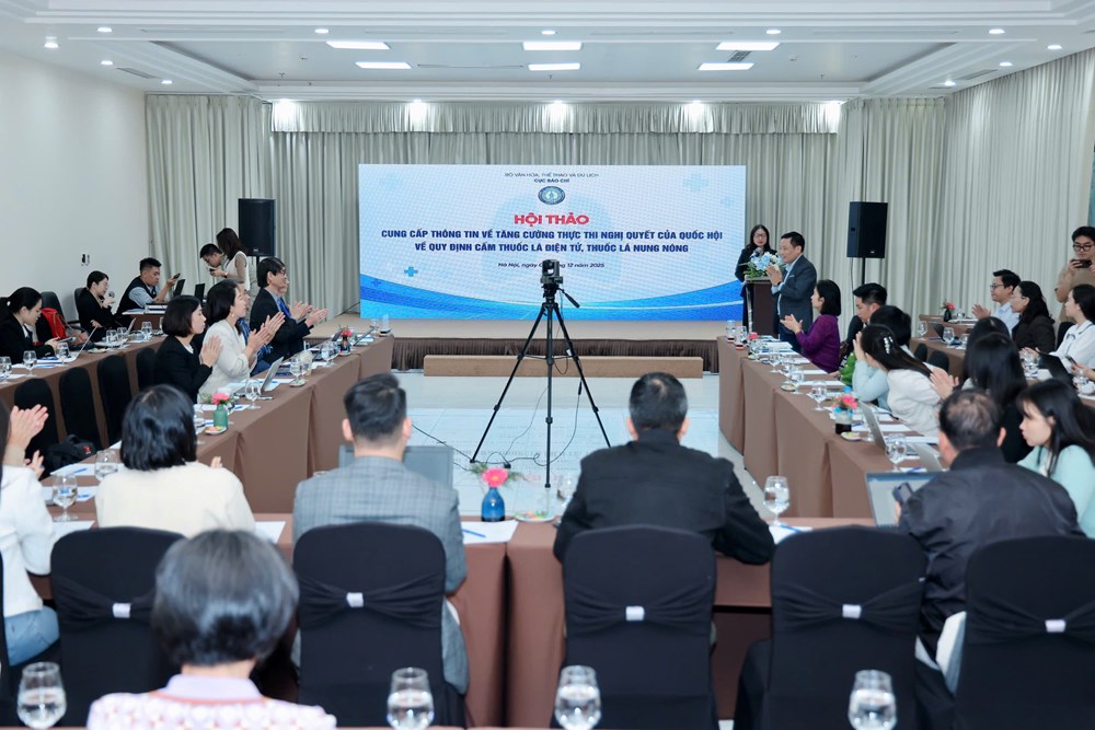 Tăng cường thực thi Nghị quyết của Quốc hội về cấm thuốc lá điện tử, thuốc lá nung nóng - ảnh 3