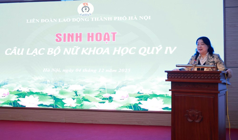 LĐLĐ Hà Nội chăm lo sức khỏe phụ nữ trong thời đại mới - ảnh 1