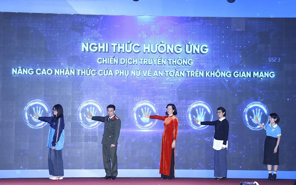 Thúc đẩy nhận thức và an toàn cho phụ nữ trên không gian mạng - ảnh 1