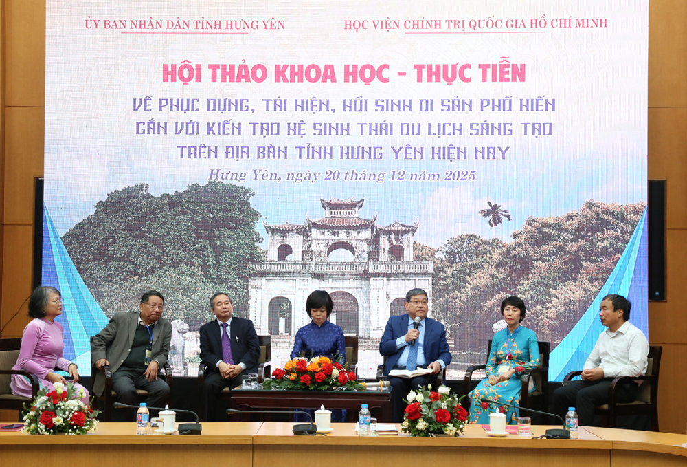 Hưng Yên: Hiến kế phục dựng, hồi sinh di sản Phố Hiến gắn với du lịch - ảnh 4