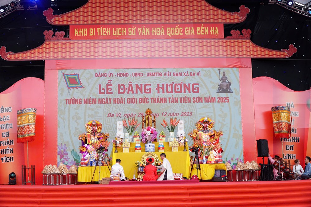 Tri ân Đức Thánh Tản Viên Sơn – gìn giữ giá trị văn hóa tâm linh Ba Vì - ảnh 2