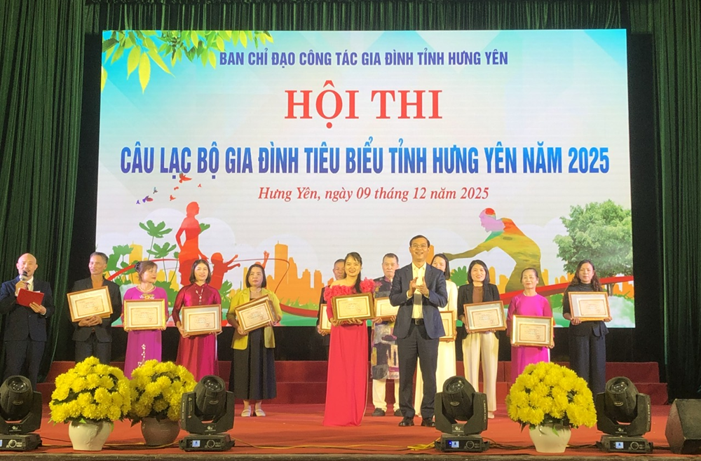 Hội thi Câu lạc bộ Gia đình tiêu biểu tỉnh Hưng Yên năm 2025 - ảnh 1