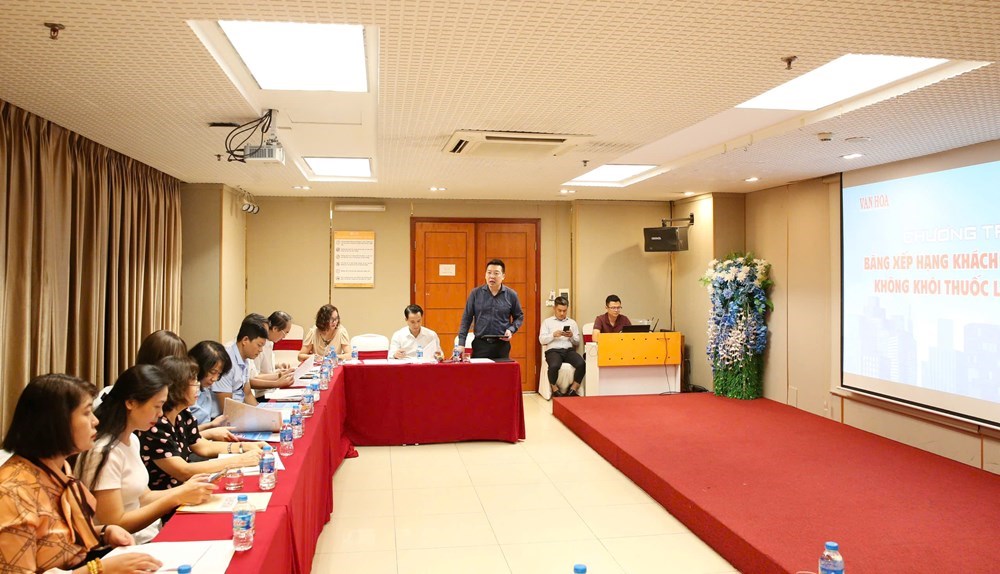 Dự kiến ngày 3.10 phát động Chương trình Bảng xếp hạng “Khách sạn tiêu biểu không thuốc lá” - ảnh 1