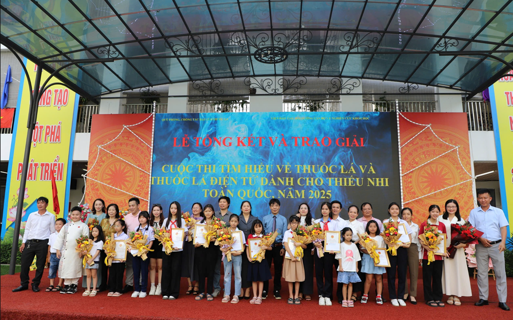 Thiếu nhi hiểu biết rõ về tác hại của thuốc lá và thuốc lá điện tử - ảnh 1