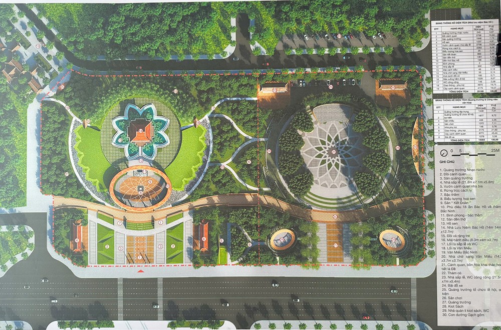 Bắc Ninh: Khẩn trương thực hiện các công việc để hoàn thành Dự án Công viên Văn Miếu - ảnh 3