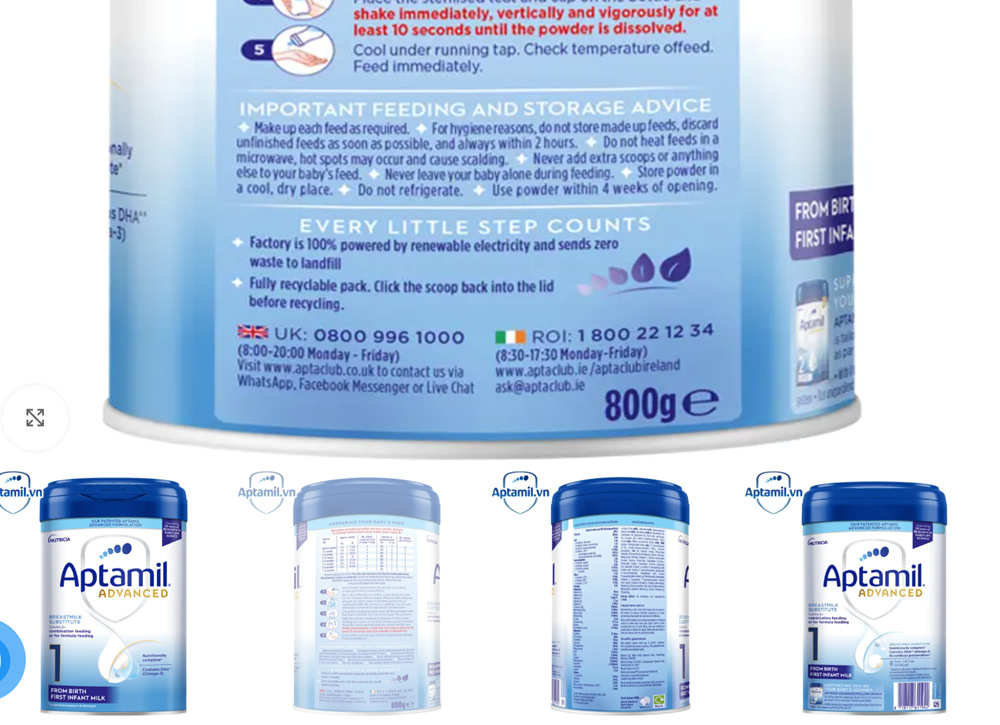 Yêu cầu ngừng kinh doanh sữa Aptamil nhiễm độc tố trên các sàn thương mại điện tử - ảnh 1