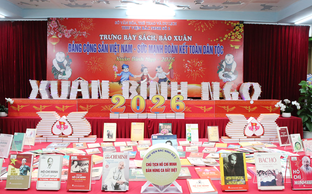 Thư viện Bắc Ninh số 2 khai mạc Phòng trưng bày sách, báo Xuân Bính Ngọ - 2026 - ảnh 2
