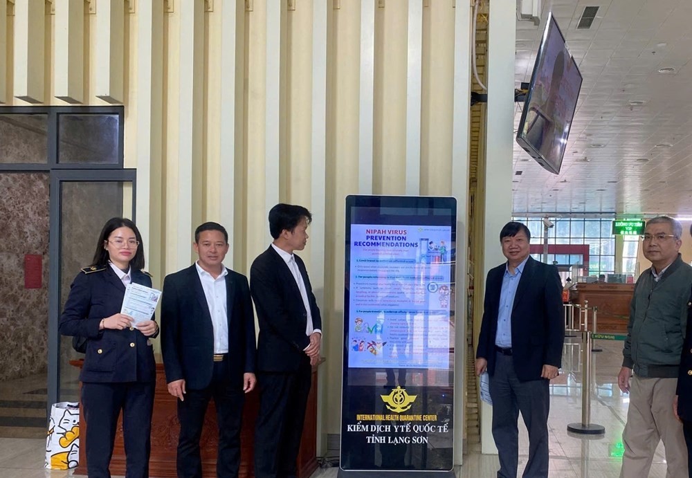 Tăng cường kiểm tra, giám sát dịch bệnh Nipah tại cửa khẩu dịp Tết Nguyên đán - ảnh 1