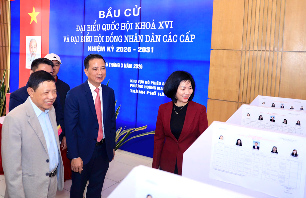 Phường Hoàng Mai: Rà soát từng đối tượng, không bỏ sót quyền lợi của cử tri - ảnh 2