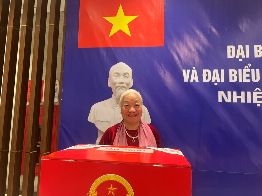Hà Nội: 352 khu vực bầu cử đạt tỉ lệ 100% cử tri trong danh sách đi bỏ phiếu - ảnh 4