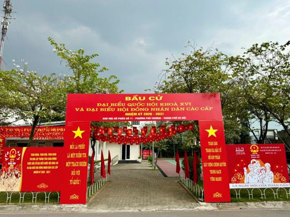 Hà Nội: 352 khu vực bầu cử đạt tỉ lệ 100% cử tri trong danh sách đi bỏ phiếu - ảnh 2