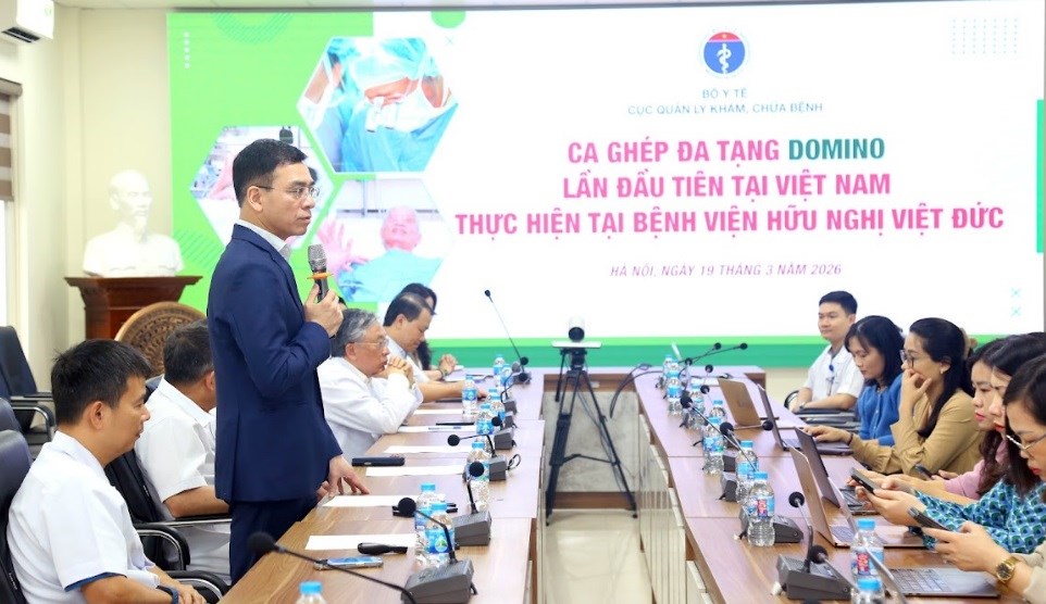 Việt Nam công bố ca ghép gan Domino đầu tiên - ảnh 1