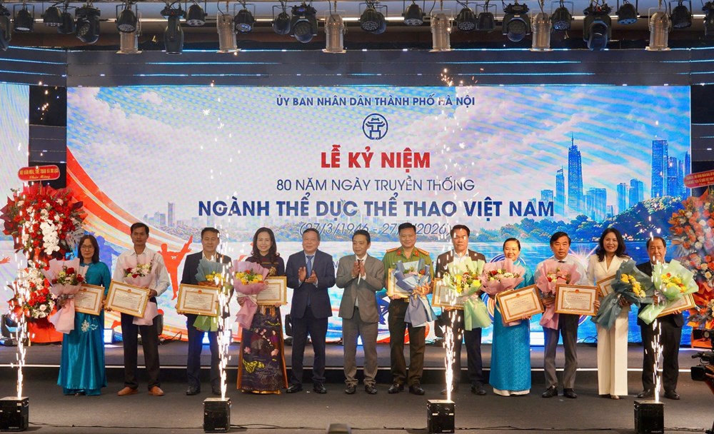 Hà Nội kỷ niệm 80 năm Ngày truyền thống ngành Thể dục thể thao - ảnh 2