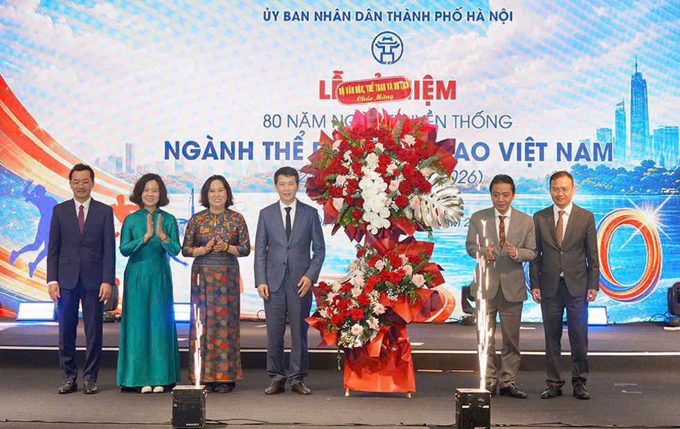 Hà Nội kỷ niệm 80 năm Ngày truyền thống ngành Thể dục thể thao - ảnh 1