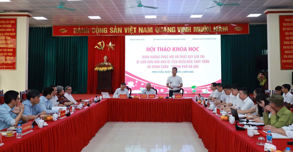 Phục dựng miếu/đền Thủy Thần ở Minh Châu: Khôi phục ký ức văn hóa và mở lối phát triển mới - ảnh 2