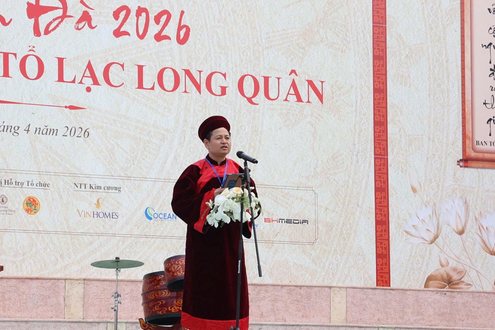 Lễ hội Bình Đà 2026: Trang nghiêm nghi lễ dâng hương Quốc Tổ Lạc Long Quân - ảnh 2