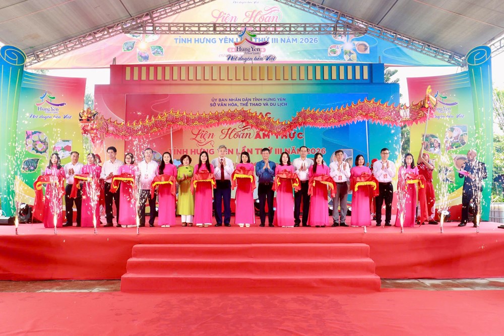 Khai mạc Liên hoan Ẩm thực tỉnh Hưng Yên lần thứ III năm 2026 - ảnh 1